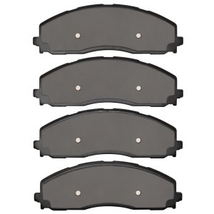 Ford F-350 Super Duty Brake Kit - Front - R1 Concepts - Heavy Duty Pads + DFC Geoperformance Rotors-Drilled & Slotted - `11-`25